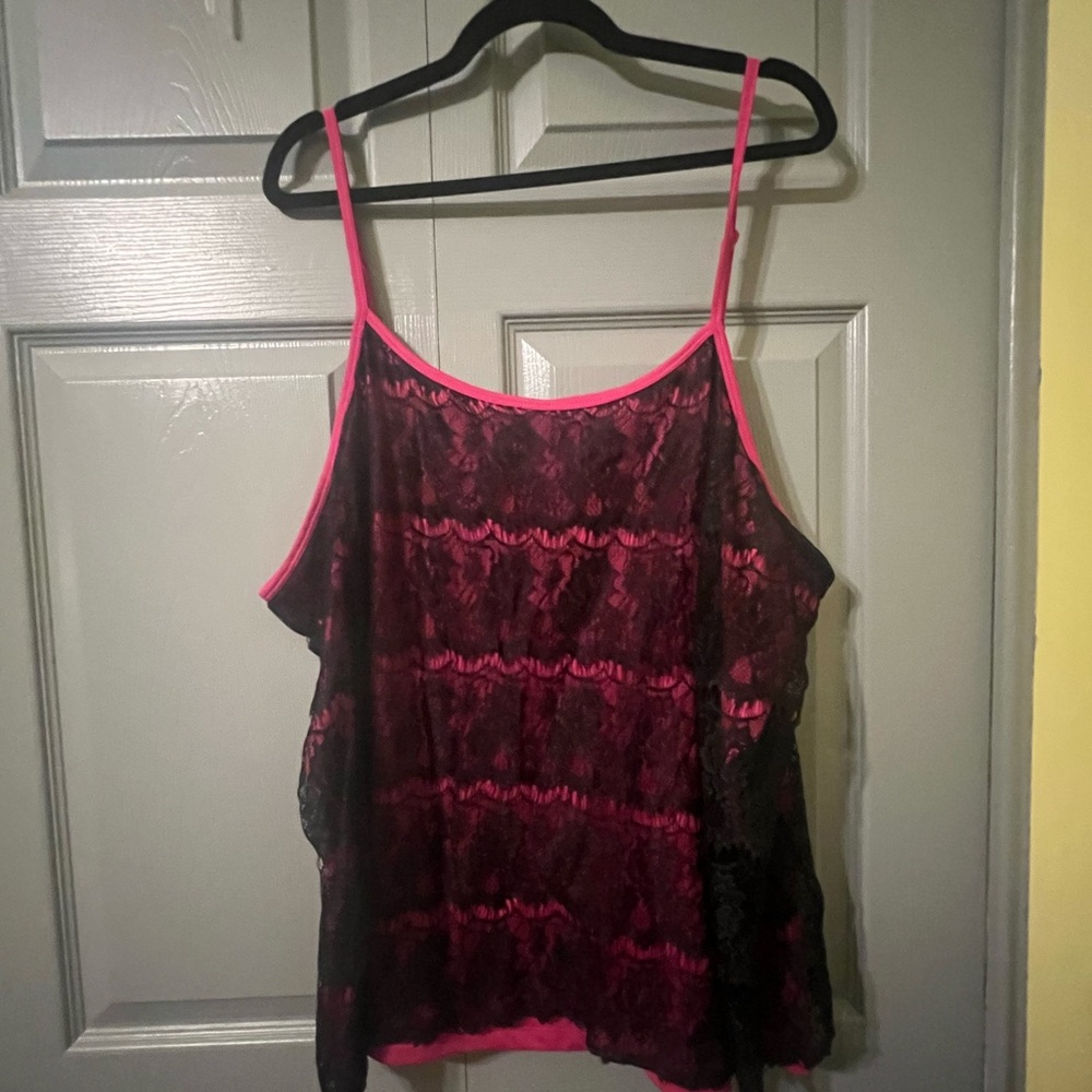 VINTAGE | Women’s Plus | Lace Tank